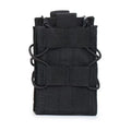 Tactical MOLLE Airsoft Airgun Double Mag Pouch for AR15/M4/16 5.56 Rifle&Pistol, Hunting Vest Accessory, Durable Magazine Holder