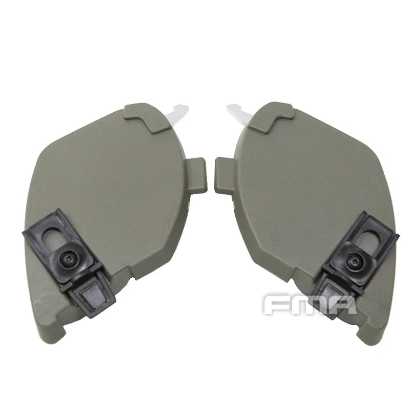 FMA Tactical Airsoft Wendy Helmet Side Covers Ear Protection for EX Helmet 3.0 Guide Rail