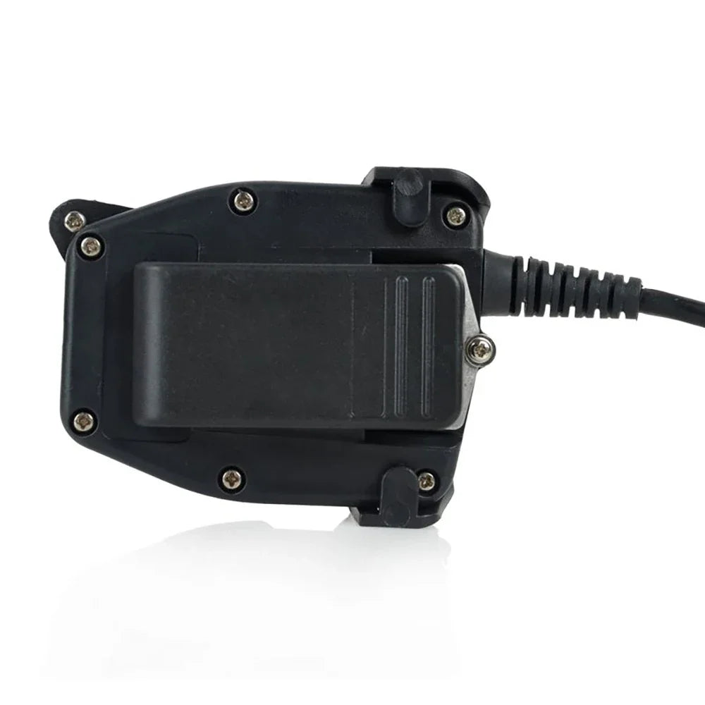 Tactical Headset PTT Adapter Cable For Z Tactical Headset ComtacII H50 MSA SORDIN H60 HD03 Kenwood Baofeng Two Way Radio