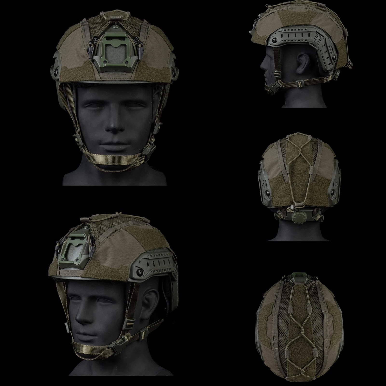 For WOSPORT FAST SF Outdoor Training Helmet Cover with Elastic Fixed Cord Tactic Helmets Cover Wear Resist Hunting Accessories