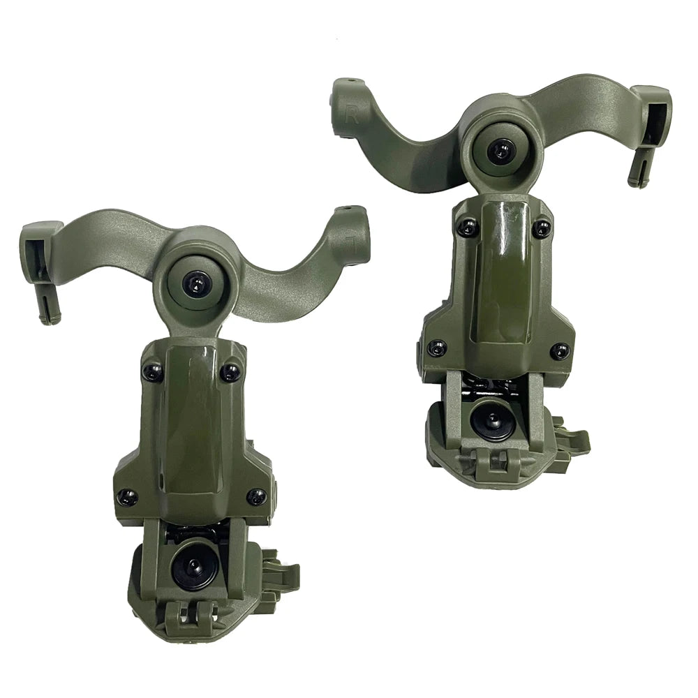 Tactical Earmuffs Helmet Mount,Multi-angle Rotation Bracket,Shooting Headset Accessories Fit Wendy ,OPS-Core Rapid ARC Rail