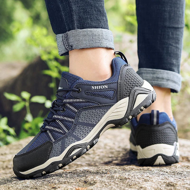 Men's Hiking Shoes Outdoor Wear-resistant Hiking Sports Shoes All-terrain Sports Shoes Men's Hiking And Hunting Tactical Shoes