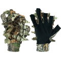 Hunting Gloves Camouflage Gloves Bionic Tree Camouflage Hunting Thin Anti Slip Fishing Photography Bird Watching Suit Gloves
