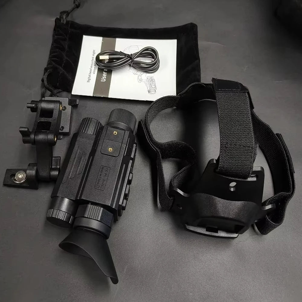 Tactical Monocular night vision device Helmet for FAST Helmet 2X Optical Zoom Head-Mounted Dual-Use Scope for Hunting