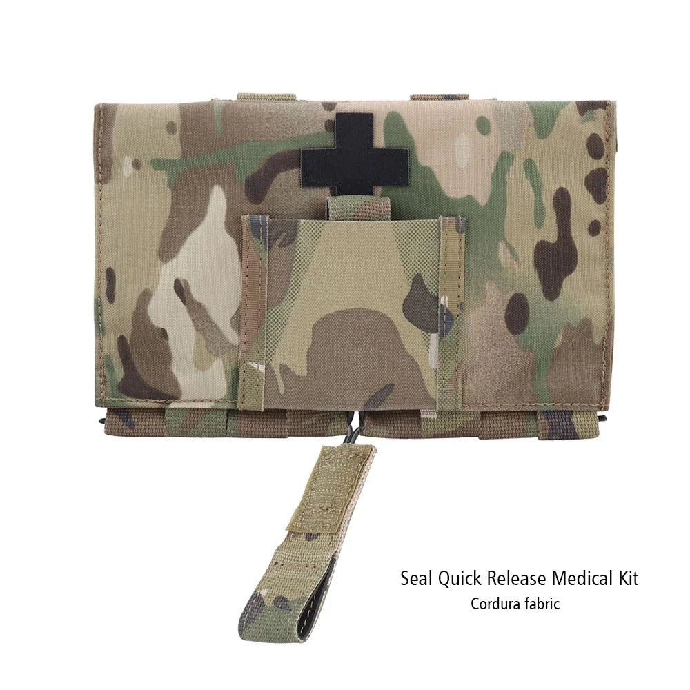 IFAK Medical Kit SEAL Style Tactical Modular Quick Release MOLLE Bag Hunting Vest Emergency Belt Outdoor Medical Survival Kit