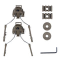 New Tactical Helmet Adapter Set Paintball Headset Holder Fast Helmet Rail Adapter Rail Mount Kit Accessories