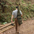 Tourbon Shooting Nylon Rifle Slip 112cm Gun Protective Bag Gun Shooting Carrying Case Soft Padded with A Pocket Green Hunting