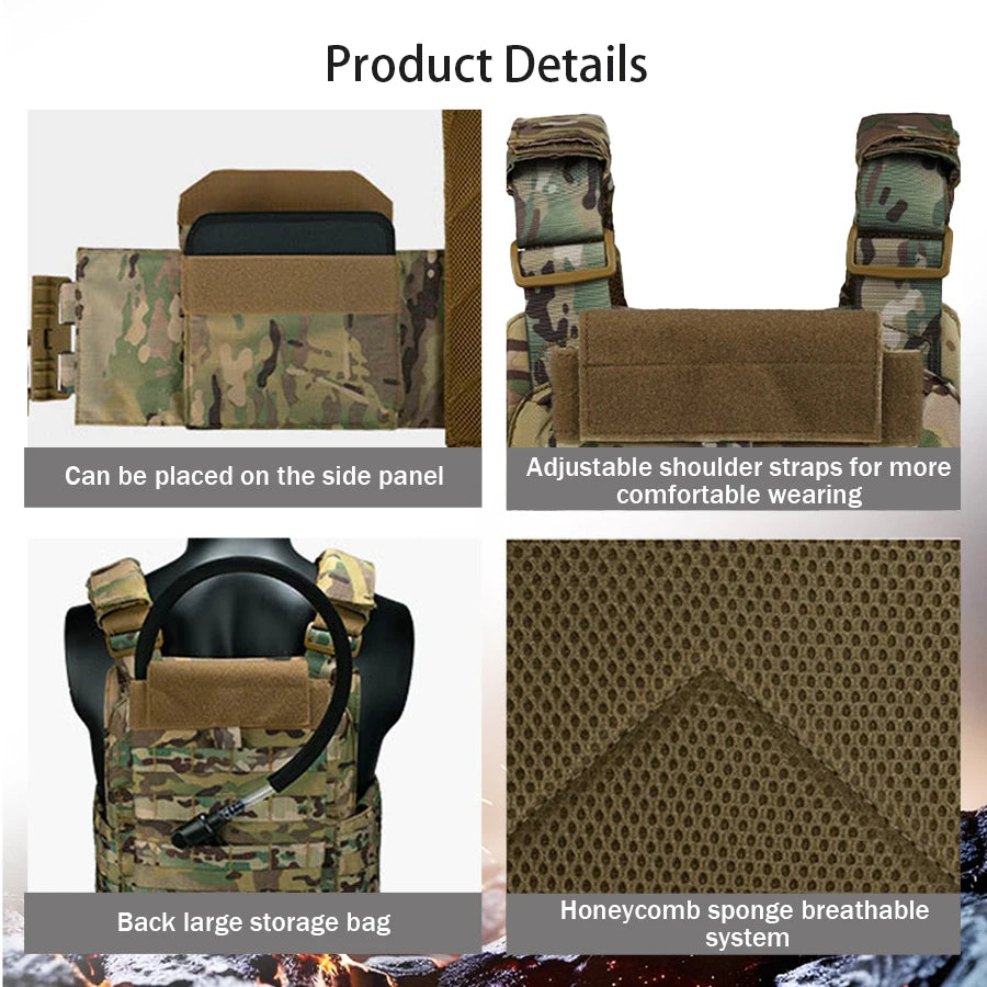Quick-release hunting vest molle multifunctional outdoor vest equipment