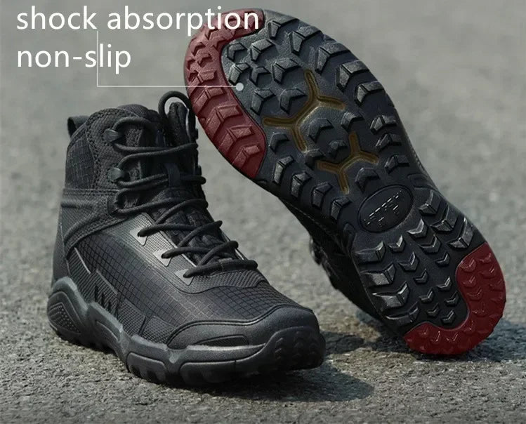 Ultralight Waterproof Men Women Training Shoes  Fan Outdoor Hiking Sports Climbing Non-slip Breathable Desert Tactical Boots