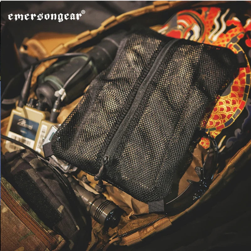 Emerson Tactical EDC Storage Bags Tool Zippered Pouch Airsoft DWR Outdoor Hunting Hiking Pouch Carrier Holder