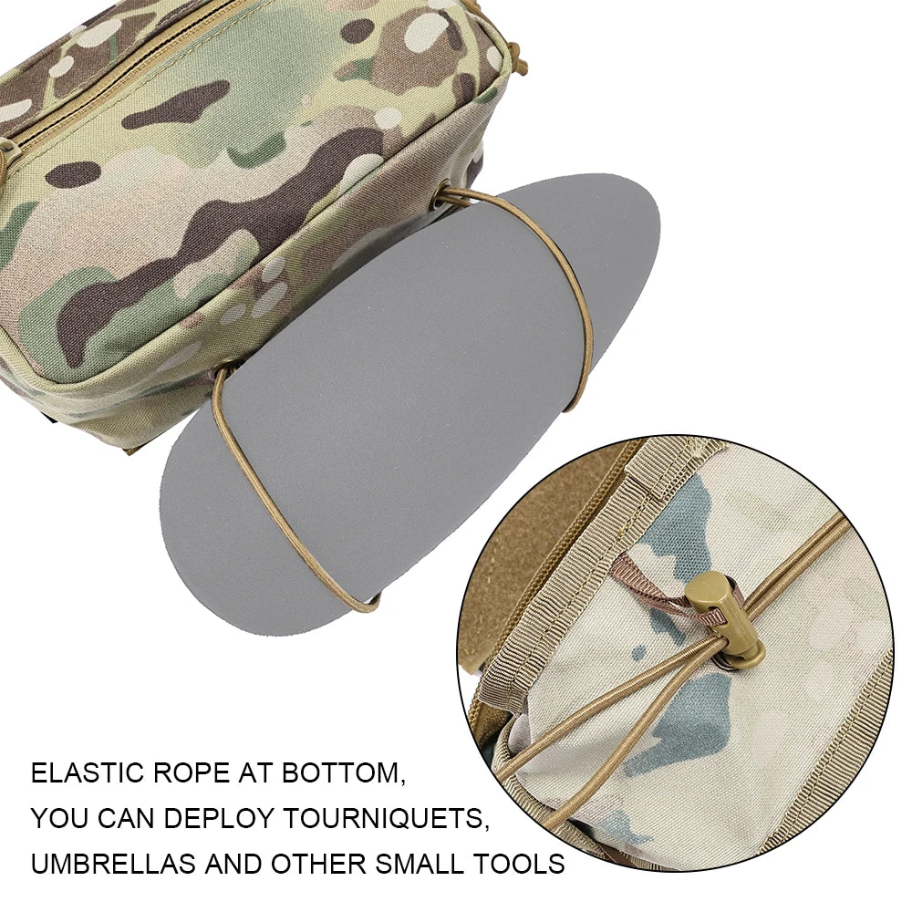 Tactical Vest Dangler Drop Pouch Mini Abdominal Dump Drop Pouch Fanny Pack for JPC CPC LBT D3CR MK3 MK4 Plate Carrier Storage