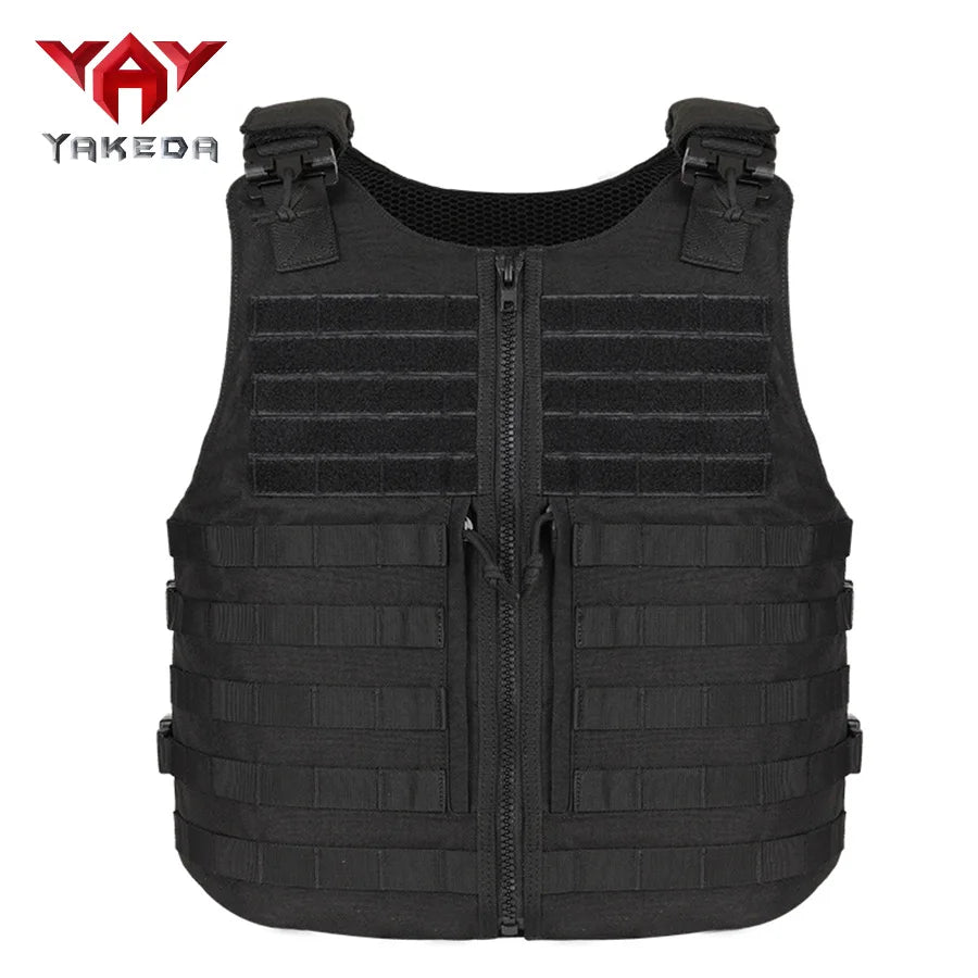 YAKEDA  Quick Release Training Vest MOLLE Expansion System Multi functional Vest 1000D Wear resistant Training Vest