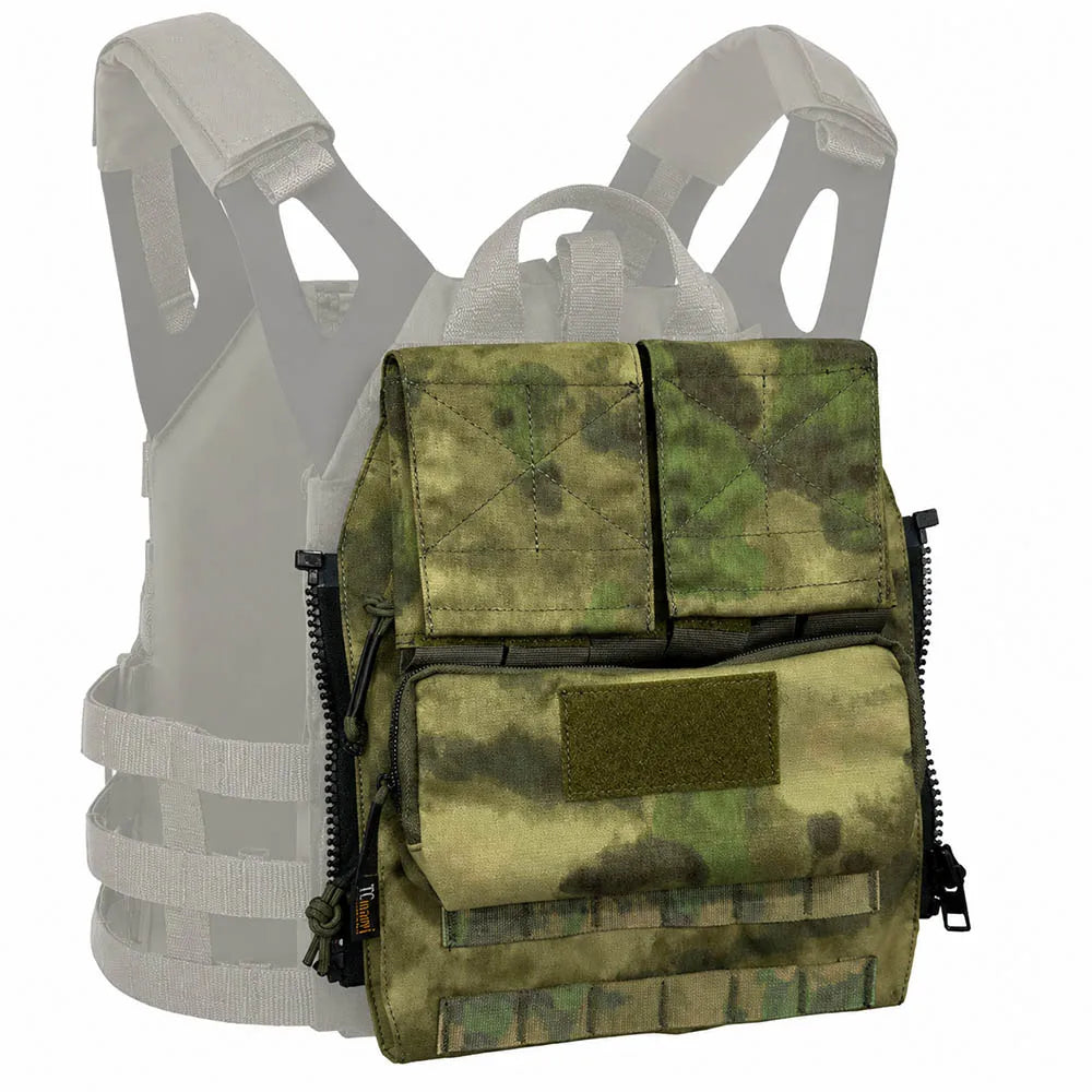 Tactical Vest Rear Back Panel MOLLE Storage Expansion Pouch Utility Assault Pack Compatible with JPC 2.0 AVS for Hunting Airsoft