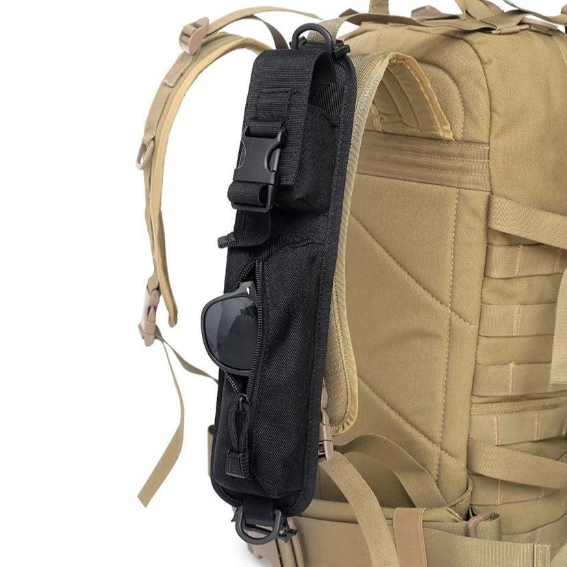 Backpack Shoulder Strap Bag Sundries Pouch Molle Flashlight Pouch EDC Tool Bag Outdoor Hunting Camping Accessories