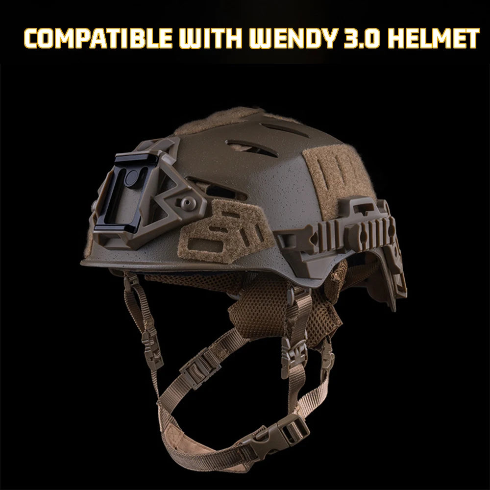 Tactical Helmet Chin Strap for Wendy Helmet Adjustable Tactical Helmet Dial Suspension System Chin Strap with Bolts and Screws