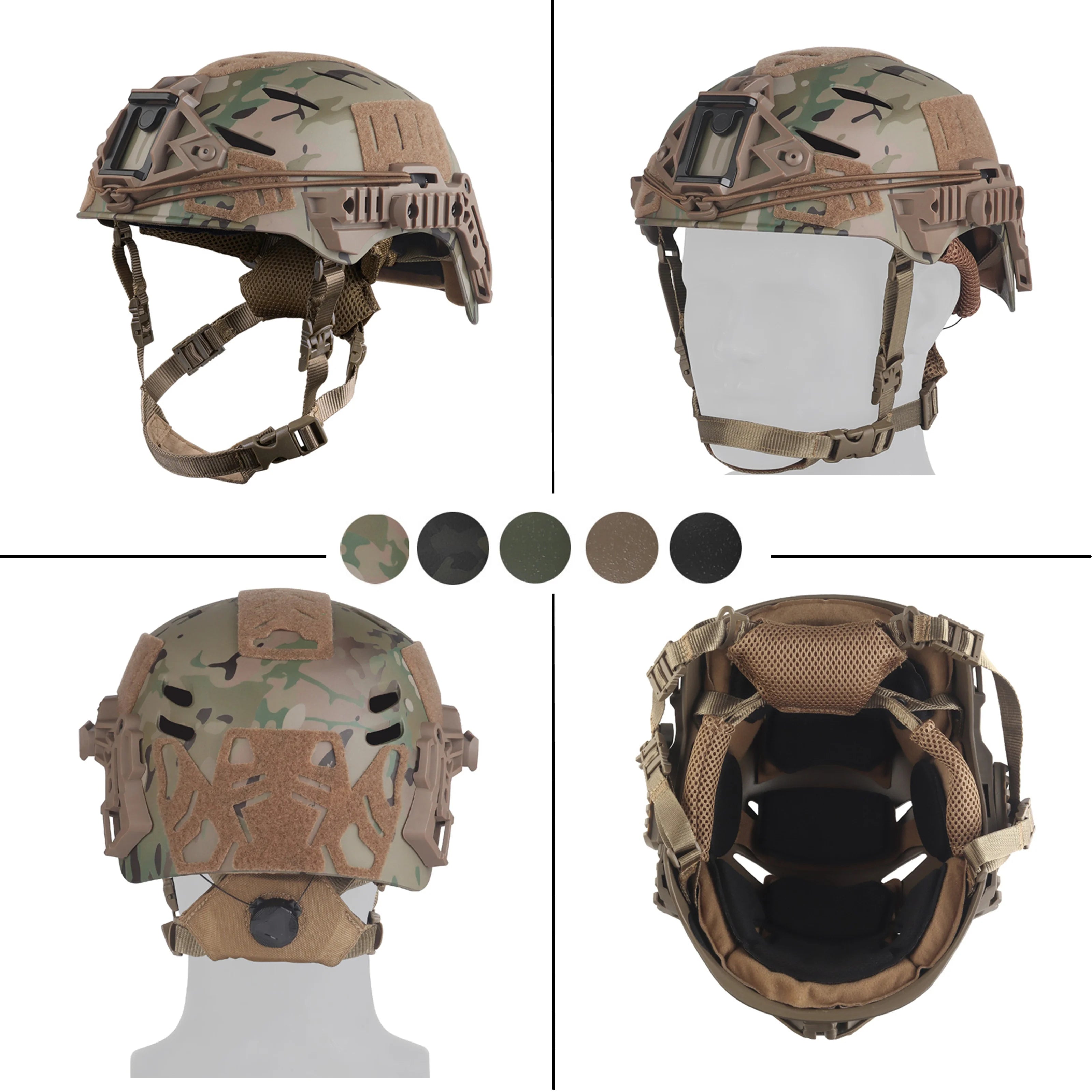 Tactical Helmet Wendy3.0 Style Paintball Airsoft Training FAST Helmets Lightweight Head Protector