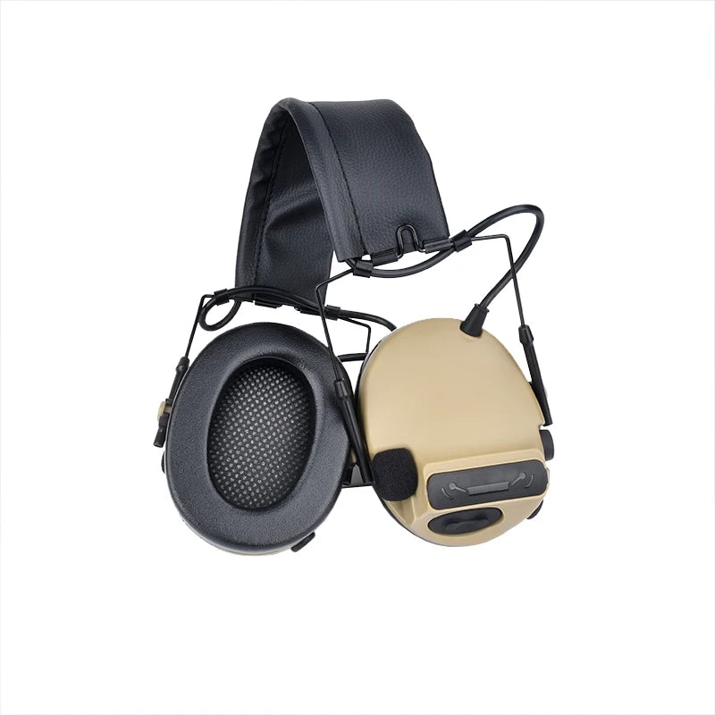 Tactic Military Pickup AndAdaptive Noise Canceling Reduction Aviation Headset Outdoor Communication Headset Protection Earmuffs