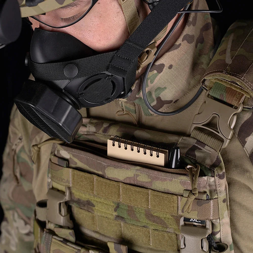 Hunting Crye AVS Drop-in Admin Zipper MBAV Hunting Vest  Structured Opening  Airsoft Plate Carrier Pocket Add-on Accessories