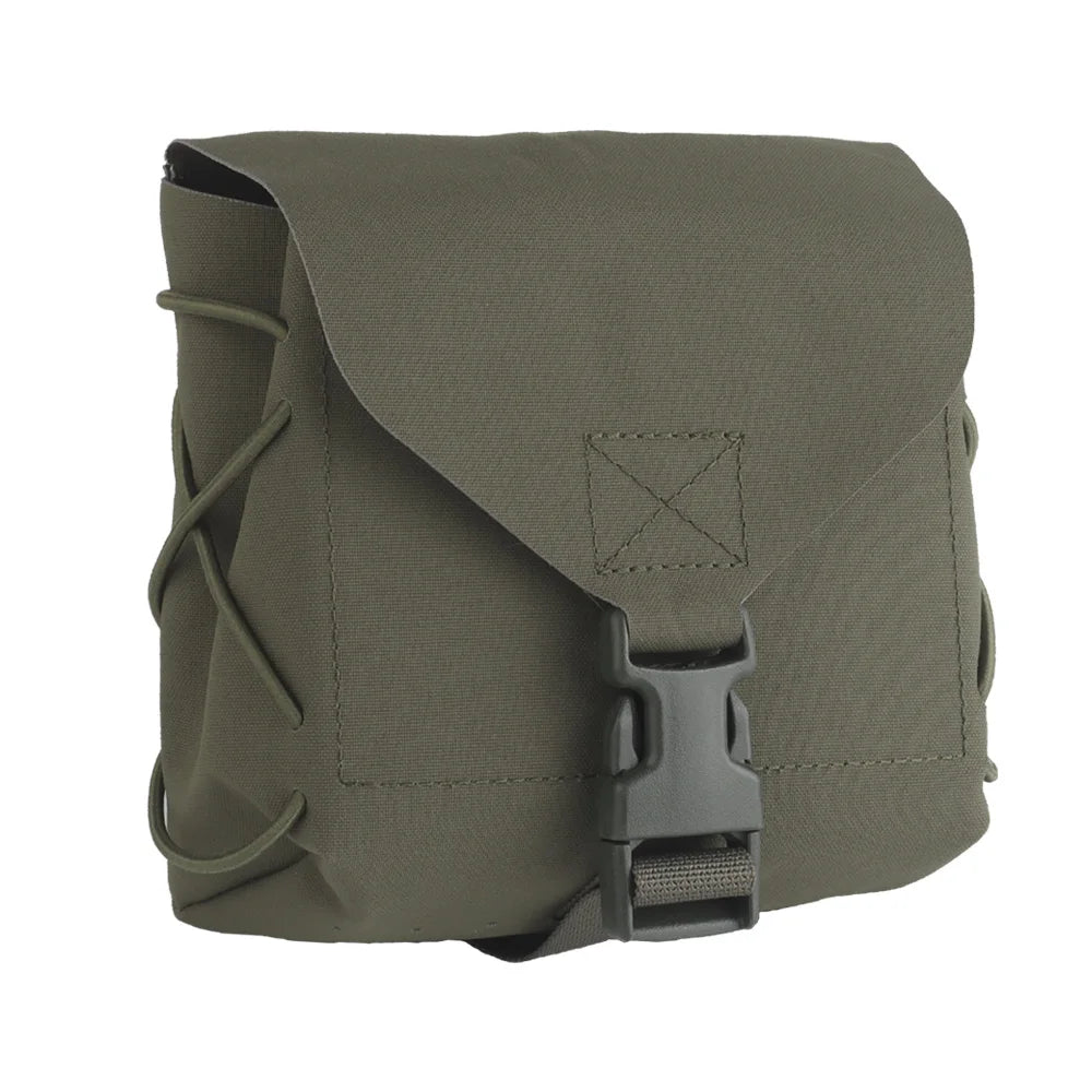 ARC Mag Pouch Machine Gun Large Capacity Molle Tactical Bag Compatible for 7.62 5.56 40mm SAW 200RND Magazine Storage Bag