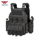 YKEDA 1000D Nylon Plate Carrier Tactical Vest Outdoor Hunting Protective Adjustable Molle Vest for Airsoft Combat Accessories