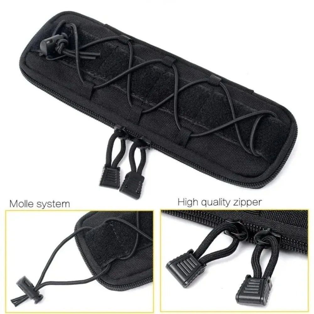 Outdoor Tactical Molle Knife Pouch EDC Tool Knives Holder Hunting Accessories Outdoor Sports Hiking Camping Flashlight Bag