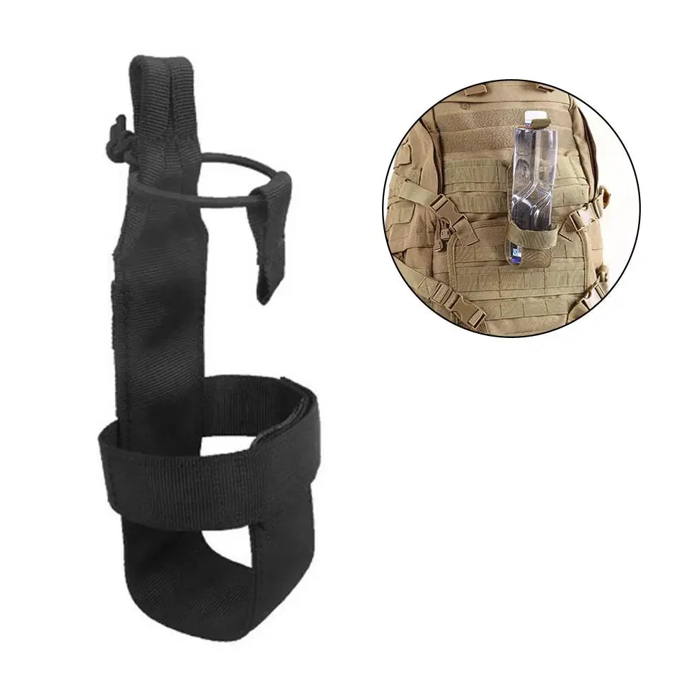 New Portable Molle Water Bottle Holder Belt Carrier Pouch Outdoor Nylon Bag For Travel Cycling Climbing Hiking Camping