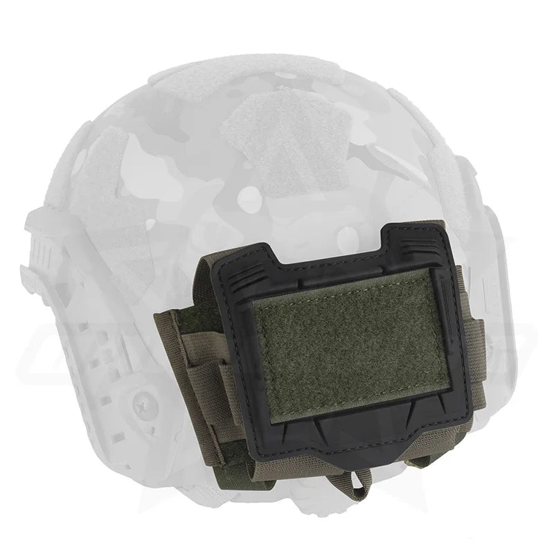 High-Performance Helmet Battery Pack - Versatile Auxiliary Bag, Elastic Strap Design for Hunting and Outdoor Use