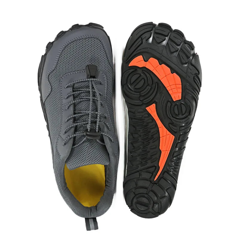 Men and Women Trail Running Barefoot Shoes Five Finger Walking Shoes Outdoor Breathable Quick Dry Men's Trekking Shoes Sneaker