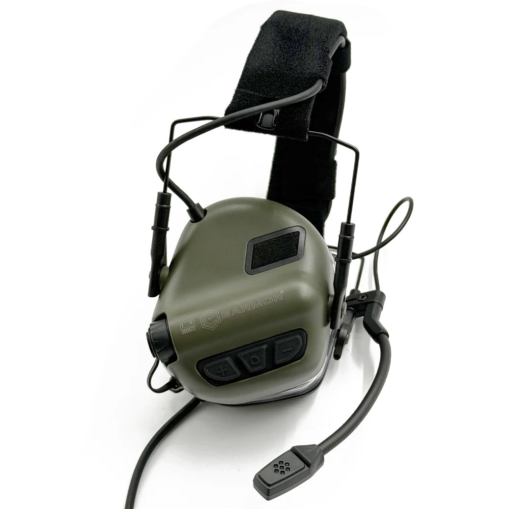 EARMOR Gun Range Shooting Anti-Noise Headset M32 SE Tactical Communication Hunting Electronic Hearing Protection Earmuff