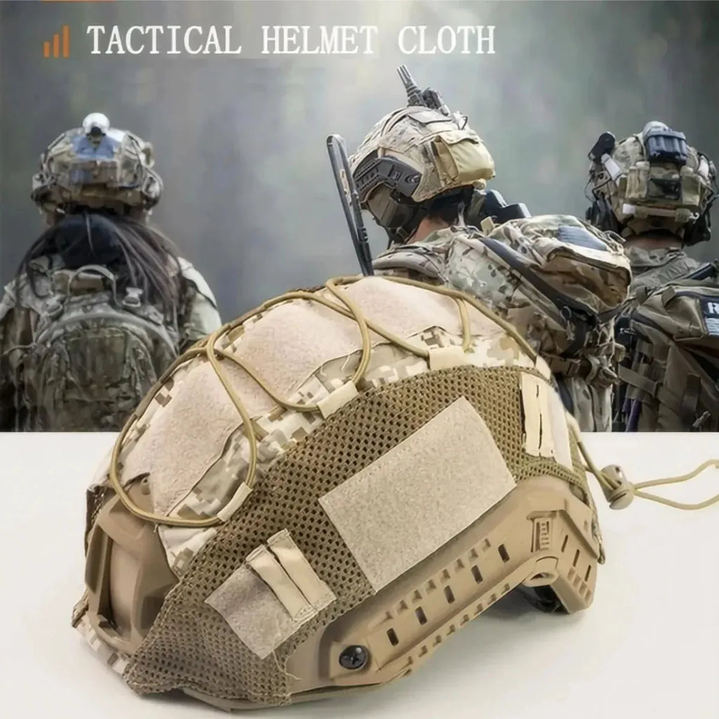 1pcs FAST Helmet Cover for Fast MH PJ BJ Helmet Airsoft Paintball Helmet Cover Accessories Cycling Net