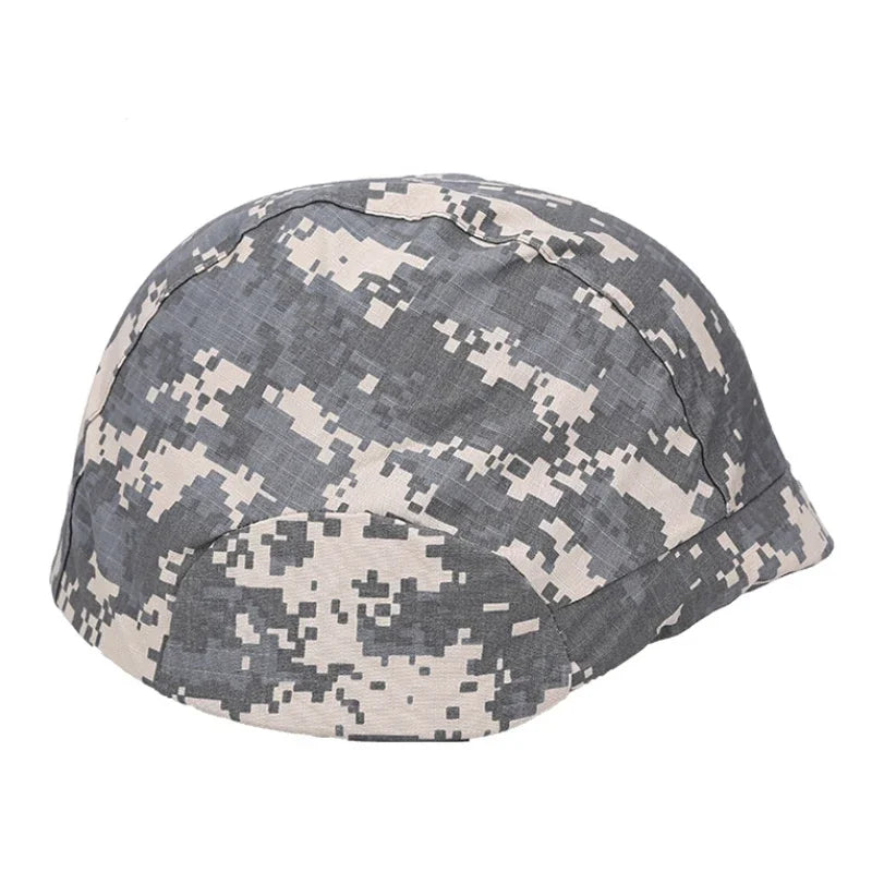 M88 TOP Tactical Helmet Cover CS Military ACU Camouflage Helmet Cloth Cover Airsolft Paintball  High-Strength Hunting Cap