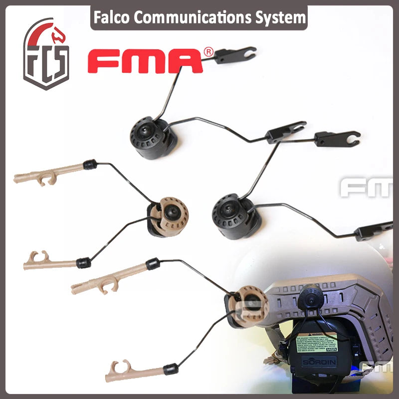 FMA Outdoor Gear Helmet Rail FARA OTH Headset Adapter – Universal Type (TB1292)