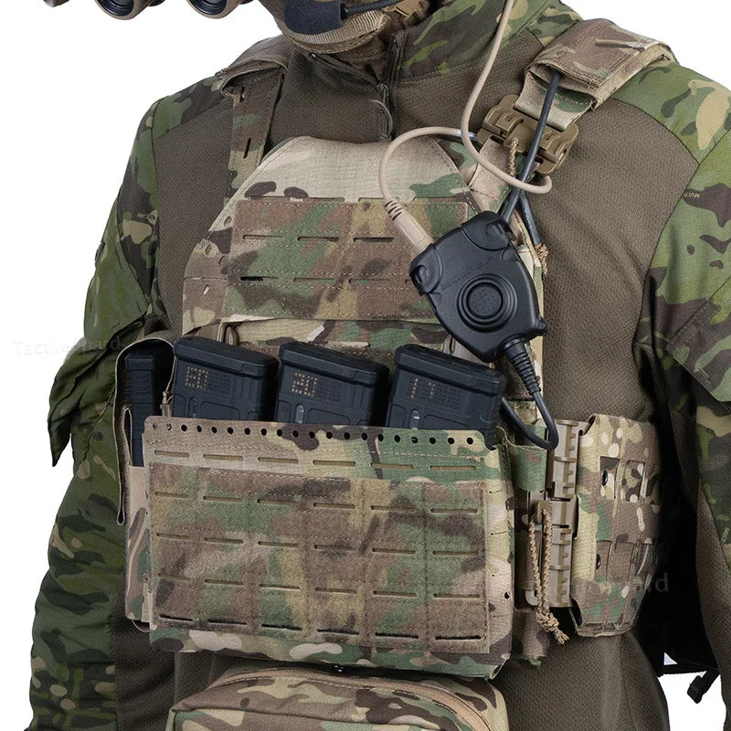 Tactical Plate Carrier Vest Modular MOLLE Armor Carrier Reactive Cummerbund Quick Release Hunting Airsoft Training Gear SS Style