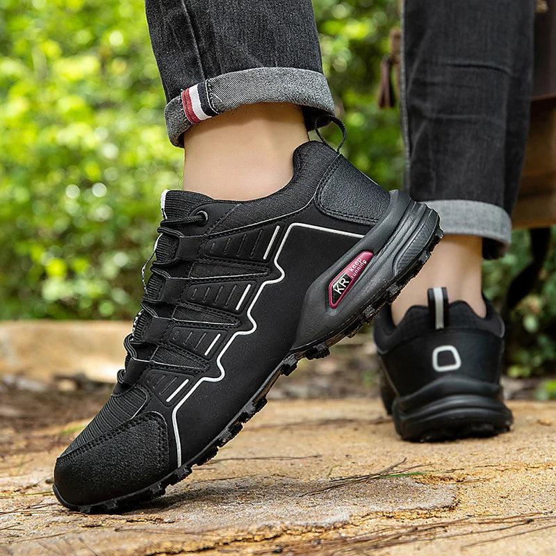 Waterproof Hiking Shoes Men Non-Slip Wear-Resistant Hiking Training Hunting Shoes Outdoor Hiking Travel Sports Shoes Size 39-47