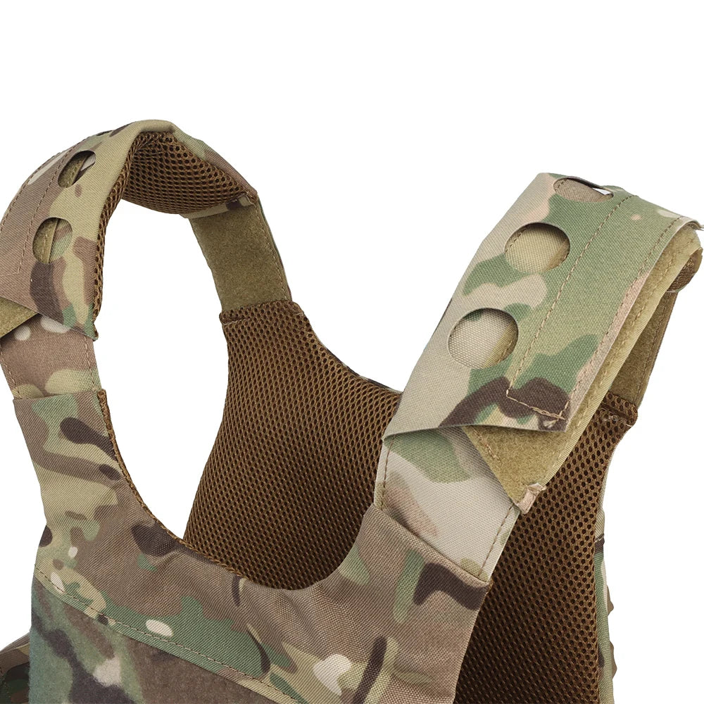 Tactical Vest FCPC Minimalistic Multi-Mission Plate Carrier Ferro Style Slickster Lightweight Airsoft V5 Vest with 25MM Clasp