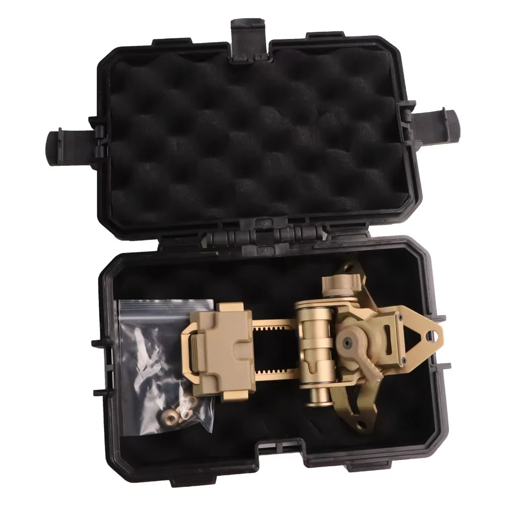 BOOIU Tactical Metal L4G69 NVG Mount Bracket Holder Night Vision Goggle Mount Adapter For PVS14 PVS15 PVS18 Helmet Accessories