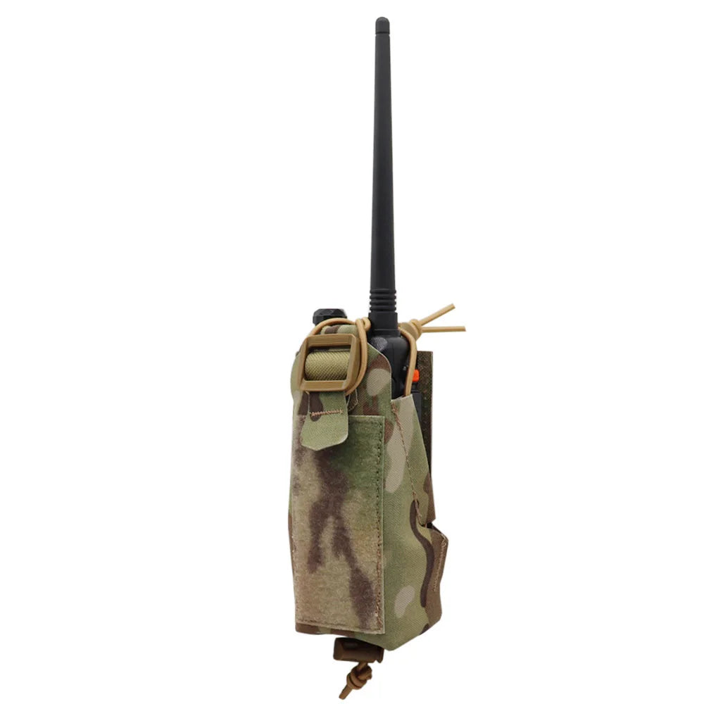 Molle Tactical Gridlok Radio Pouch UV5R UV82 BAOFENG/POFUNG Walkie Talkie Bag Intercom Pouch For Hunting Airsoft