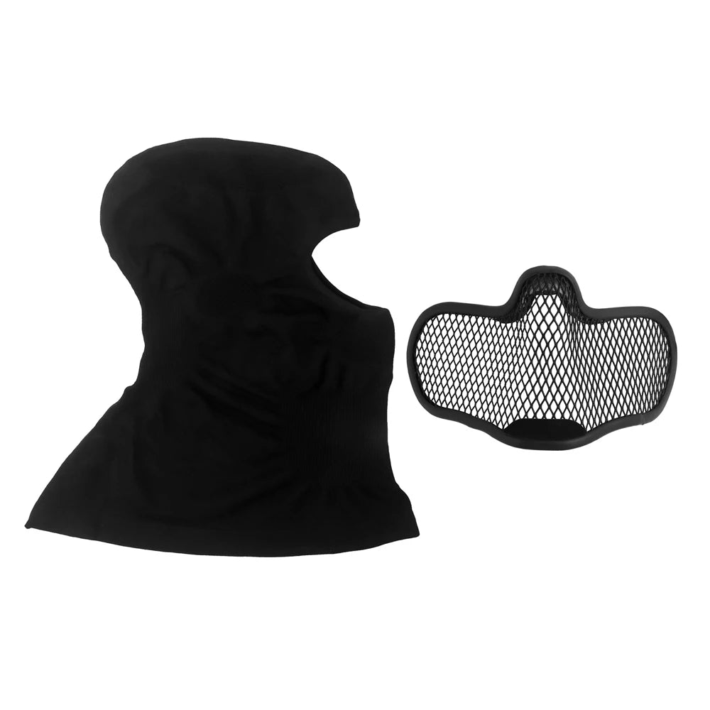 Tactical Full Face Mask High Elasticity Breathable Balaclava Hat Venom V1 for CS Paintball Motorcycle Cycling Fast Helmet Gear