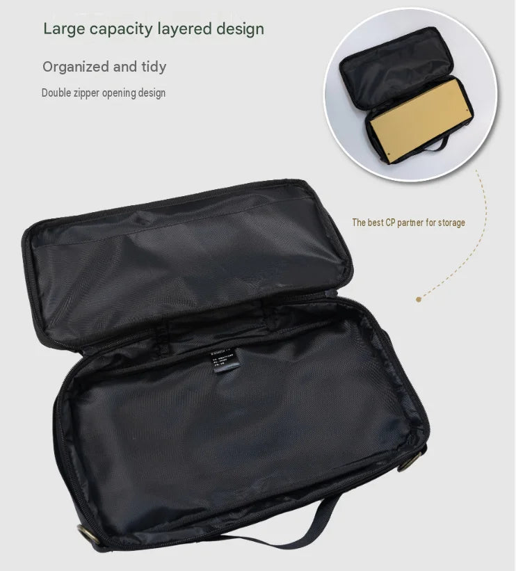 Tactical EDC Organizer Pouch Outdoor MOLLE Utility Storage Bag Portable Tool Pack Hook Loop Panel Camping Hiking Gear