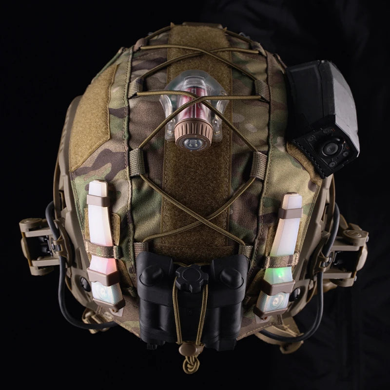 Tactical Helmet Cover for FAST Helmets  Camouflage Cloth with Hook and Loop for Outdoor Hunting Airsoft