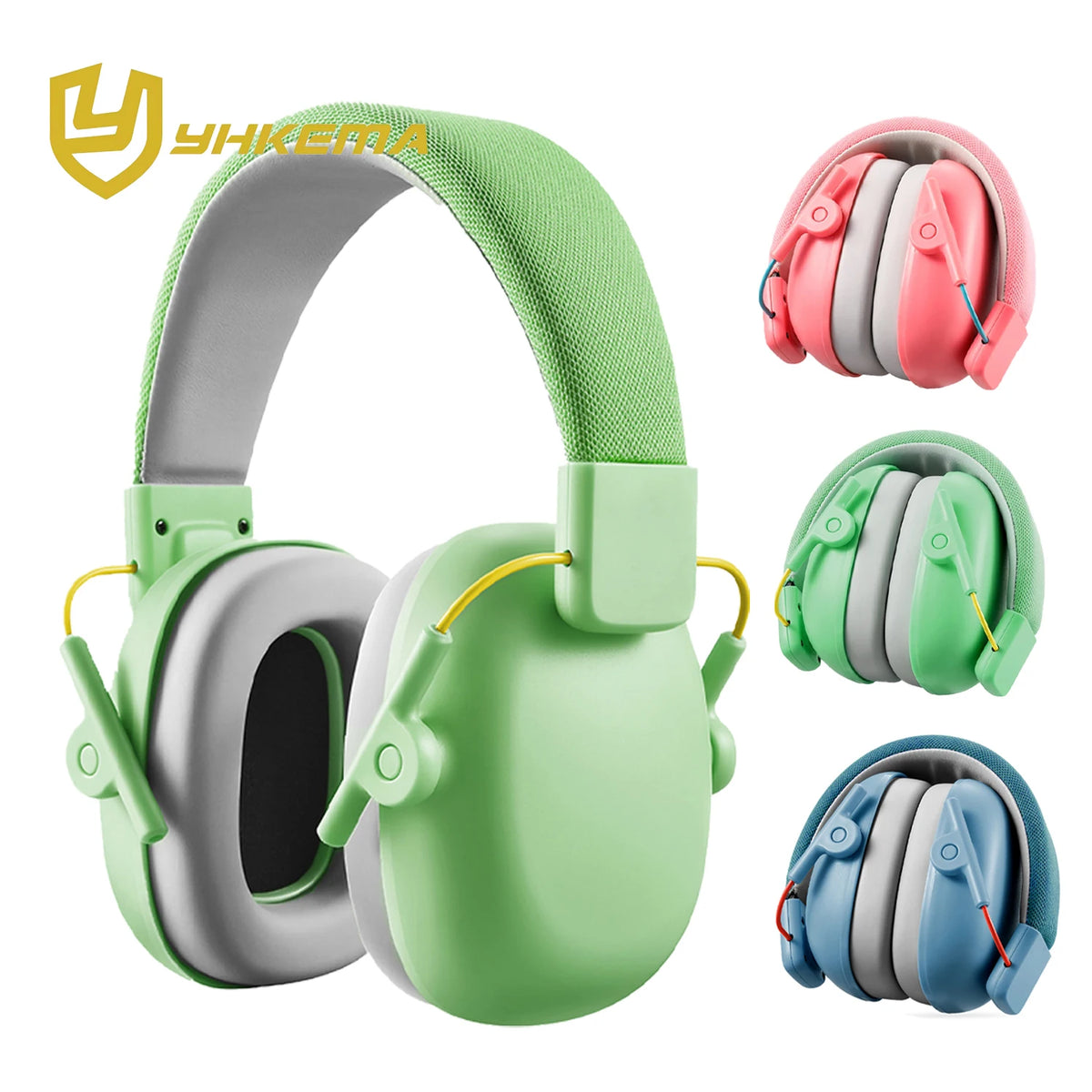 YHKEMA Kids Noise Cancelling Headphones SNR 27db Noise Reduction Ear Muffs Ear Protection Sound Proof Earmuffs Newest