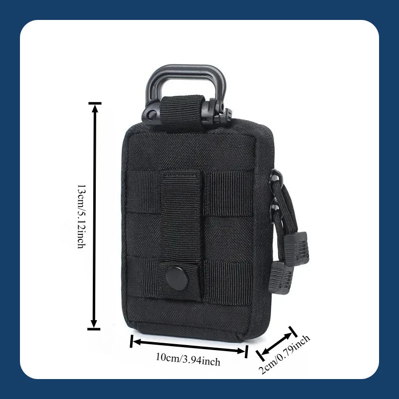 Thickened outdoor tactical portable Molle EDC storage bag, medical classification first aid kit, outdoor hunting tool kit