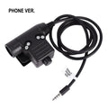 U94 PTT Tactical Headset Adapter for Baofeng KENWOOD ICOM Midland Motorola Walkie-talkie Radio Noise Reduction Headphone