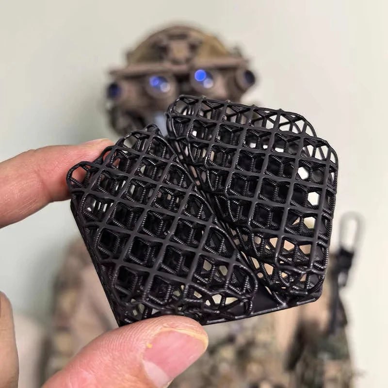 3D Printing Polymer Honeycomb Helmet Lining Nano Breathable Lightweight Airsoft Tactical Helmet Lining Pressure Reducing Pad