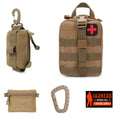 Outdoor Tactical Hunting EDC Molle Pouch Waist Belt Pack wallet key bag Medical First Aid Kit Camping Pouch Hiking Accessories