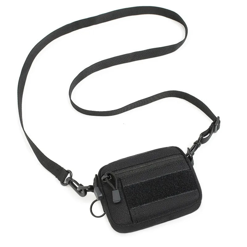 Tactical EDC Pouch Compact Molle Waist Pack & Shoulder Bag 600D Nylon Organizer for Daily Essentials & Gadgets