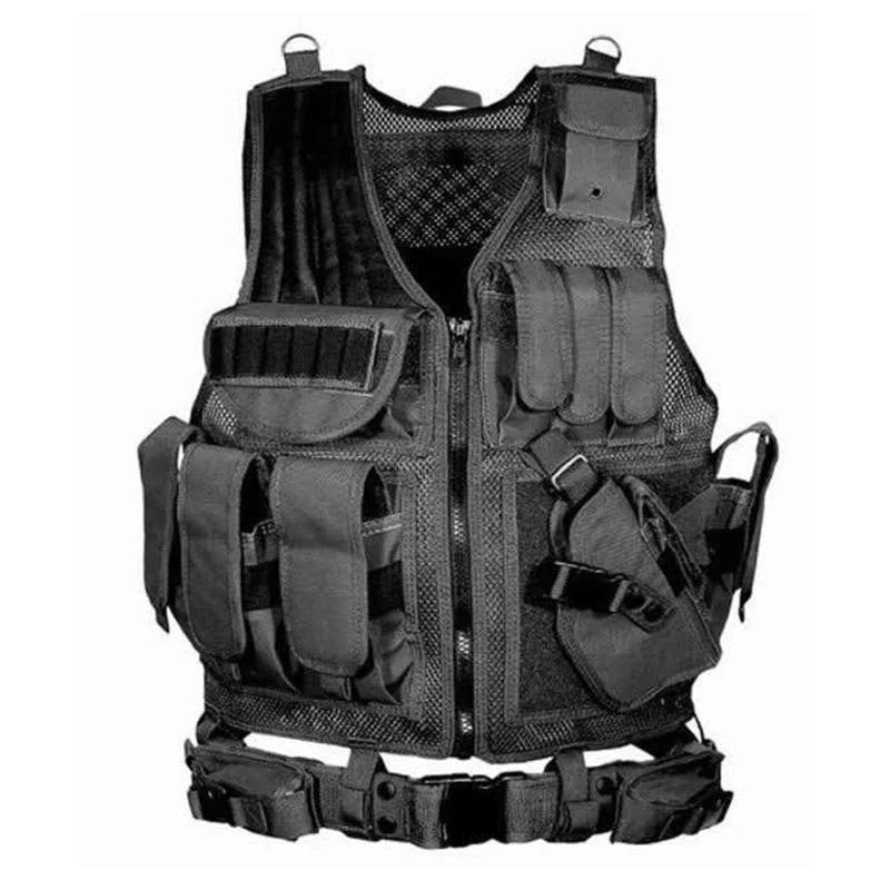 Breathable SWAT Tactical Vest Military Combat Armor Vests Security Hunting Army Outdoor CS Game Airsoft Jacket Training Suit