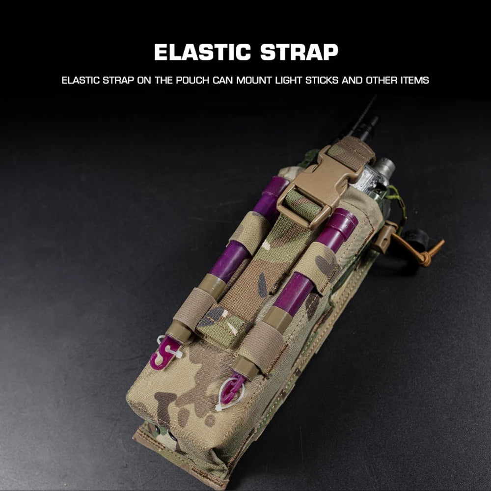 Radio Pouch Walkie-Talkie Bag PRC 152 Drop-down Radios Outdoor Tool MOLLE Belt Pouches for Hunting Vest Plate Carrier