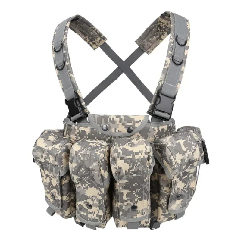 Chest Rig AK 47 Molle Magazine Carrier Pouch Outdoor Sports Accessories Training Hunting Vest 2026 New