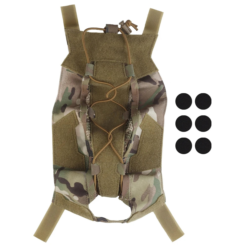 Tactical Helmet Cover 4th Gen for FAST Helmet Ops-Core High-Cut Helmets Cloth with Elastic Fixed Rope Camo Style